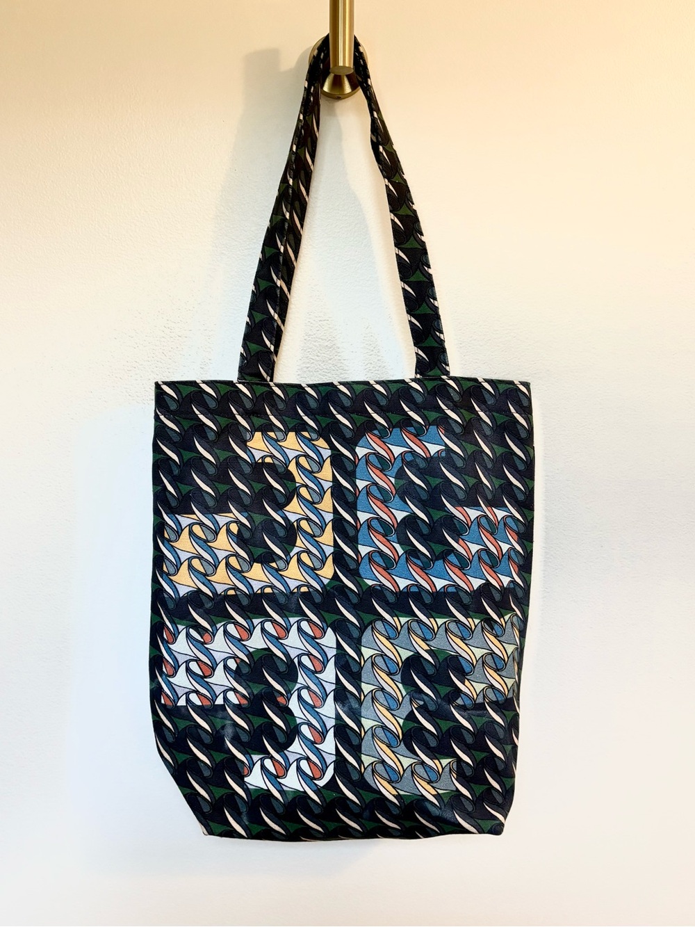 Tory Burch Curly Ribbon Canvas Tote